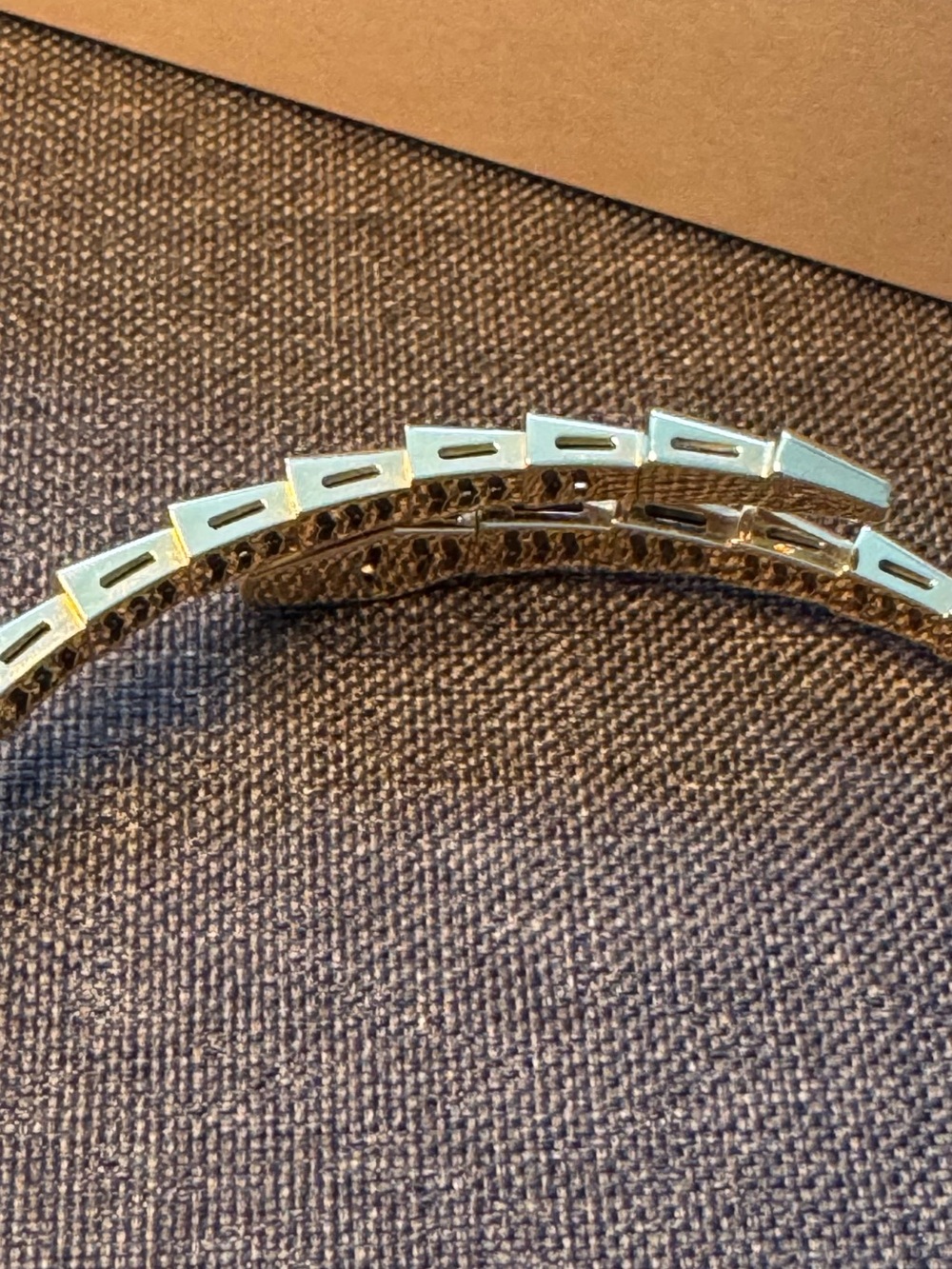 Bulgari Gold Snake Wrap Bracelet with Crystal Heads - Picture 7 of 12